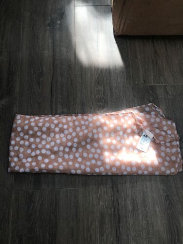 ladies peach and white spotted scarf from h&m - Afbeelding 1 van 2