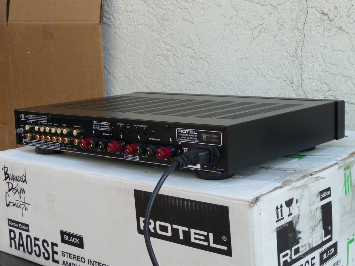 Rotel RA-05SE Special Edition Stereo Integrated Amplifier w Rotel RA-05SE Special Edition Stereo Integrated Amplifier w