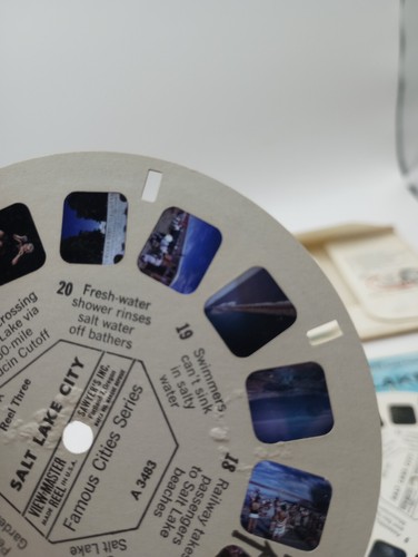 Salt Lake City Utah Famous Cities Series View-Master Pack A 348 W/12 Pg booklet - Foto 5 di 5