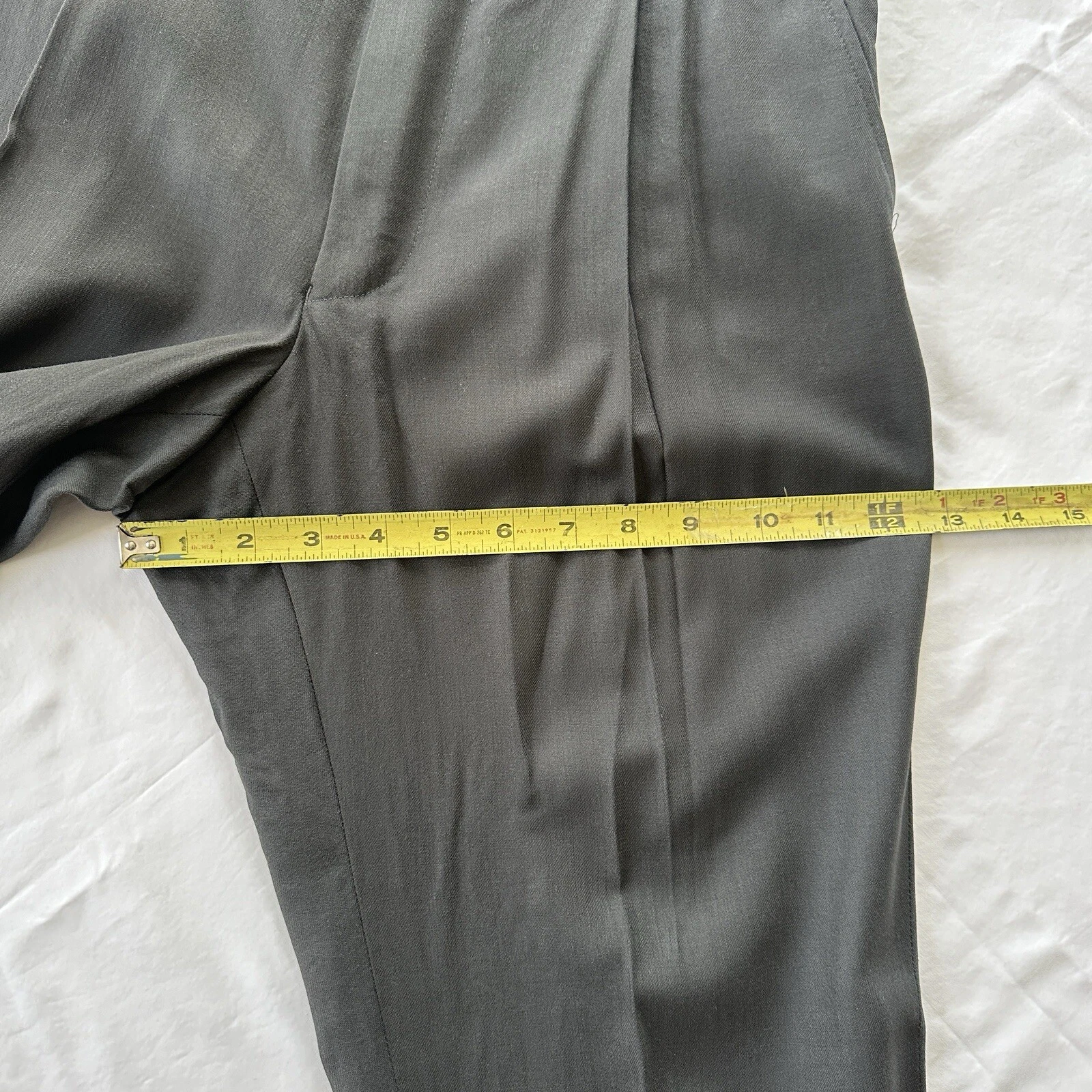 Versace abito pantalone plissettato 31x32