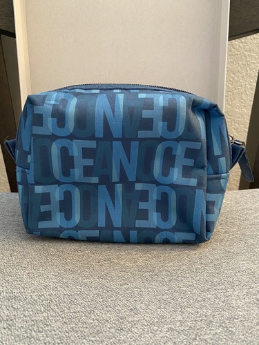 Cosmetic Makeup Bag Blue Ocean Print Zippered H2O Brand