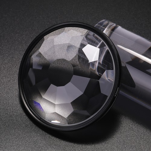 77 mm Hand Kaleidoskop Glas Prismenfilter variable Anzahl der Motive D2D9 - Bild 4 von 11