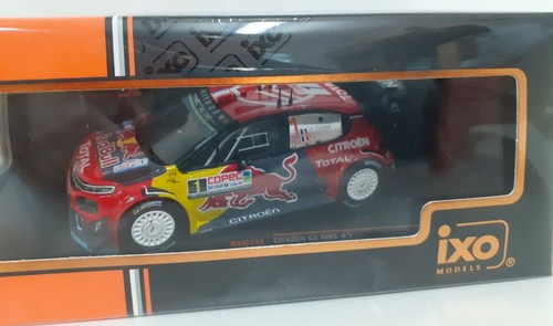 IXO 1/43 Modelo Auto Rally Citroen C3 WRC Ogier Chile 2019 Modelismo Estático - Imagen 2 de 5