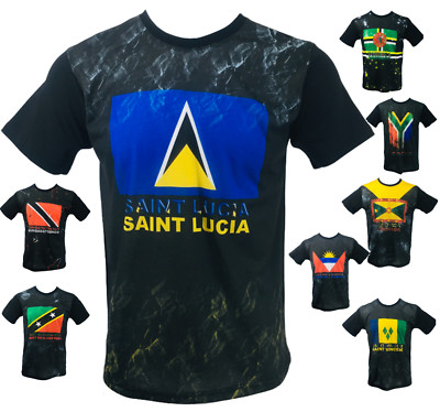 Men s T Shirt National Flag Print Shirt Cotton Summer Men Time Is Money Tee Tops