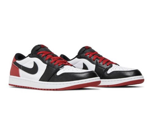 Brandneu Nike Air Jordan 1 Retro niedrige OG ""Schwarze Zehenpartie"" - Größe 9,5 - CZ0790-106 - Bild 5 von 5