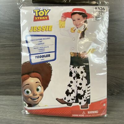 Disney Pixar Toy Story Jessie Costume Dress Up Halloween Child 3-4
