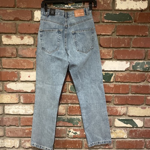Able becky straight jeans High Rise light blue distressed size 27 New MSRP$138 - 第 7/9 張圖片