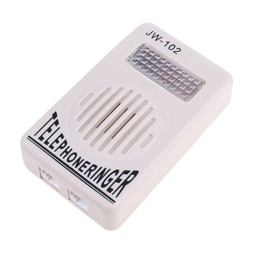 Telephone Ringer Phone Amplifier Ring Speaker Strobe Light Flasher Bell Sound - Zdjęcie 6 z 10