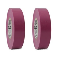 2 Roll Purple Vinyl PVC Electrical Tape 3/4" x 66' Flame Retardant Free Shipping