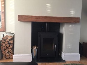 Fireplace Mantel Beam Handmade Mantle Lintel Wood Burner Solid Oak