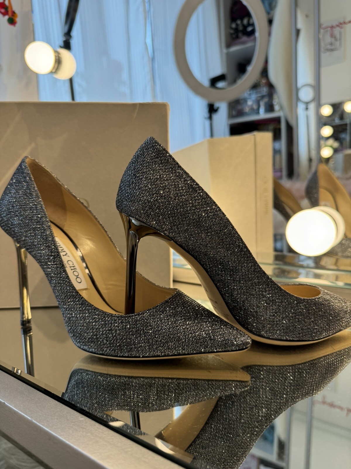 Jimmy Choo Romy 100  Heels size 36