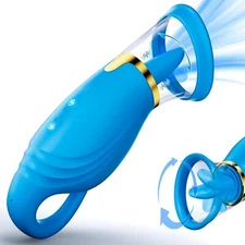 Clit Sucking Vibrator with Vacuum Pump for Women Pleasure， Nipple Sucker Toy w