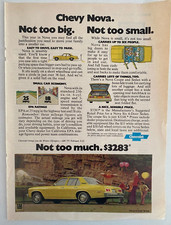 Chevy Nova Vintage 1976 Print Ad