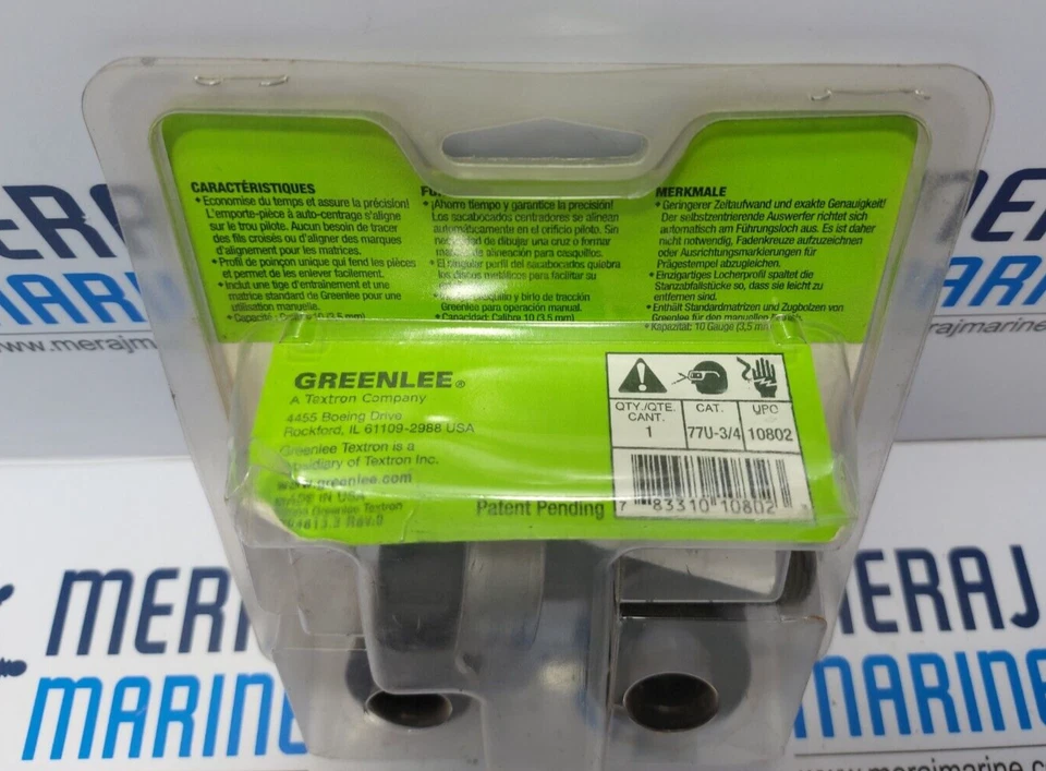 Greenlee 77U-3/4 Slug Buster SC Self-Centering Knockout Punch Set - Image 3 of 4