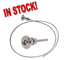 1955 2nd - 1959 Chevrolet GMC Pickup Truck 3100 Choke Cable with Knob Chrome