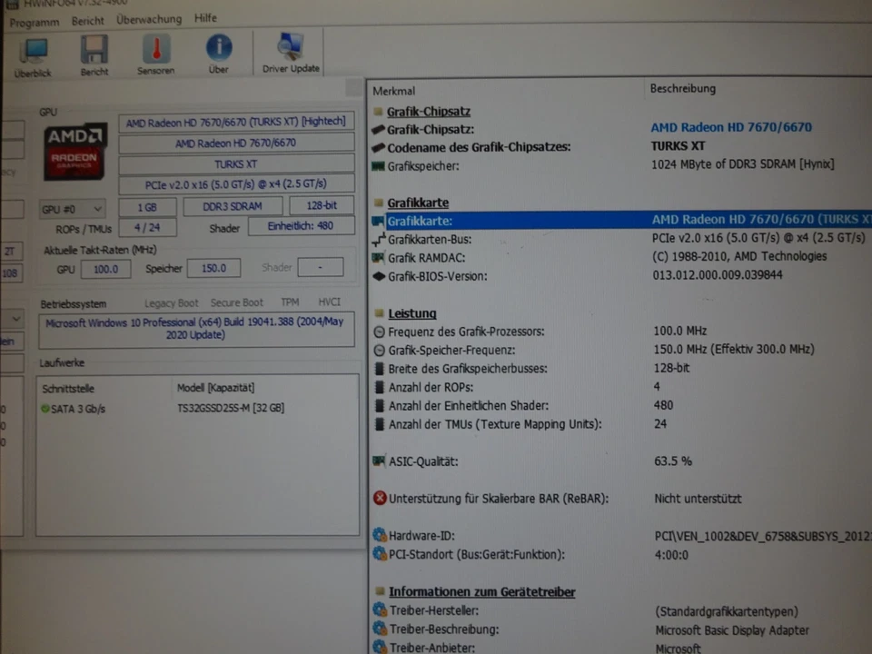 HIS RADEON HD 7670 1GB DDR3 SDRAM PCI-E SILENT SCHEDA GRAFICA VGA DVI HDMI #GK8680 - Immagine 3 di 3