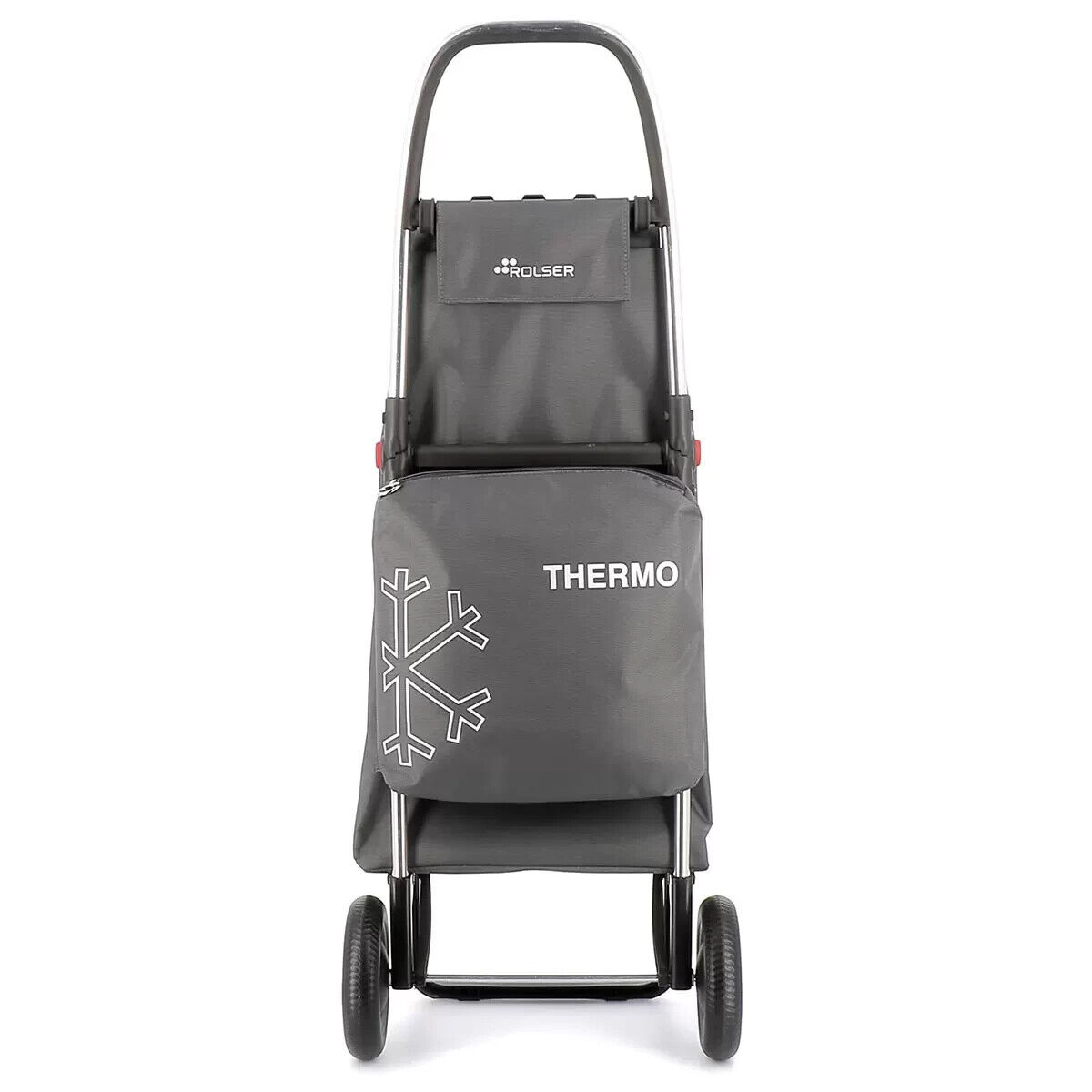 Rolser I-Max Thermo Zen 2 Wheel Foldable Shopping Trolley in Grey