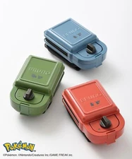 Pokemon x BRUNO Hot Sandwich Maker Single Charmander Pikachu AC100V Power New