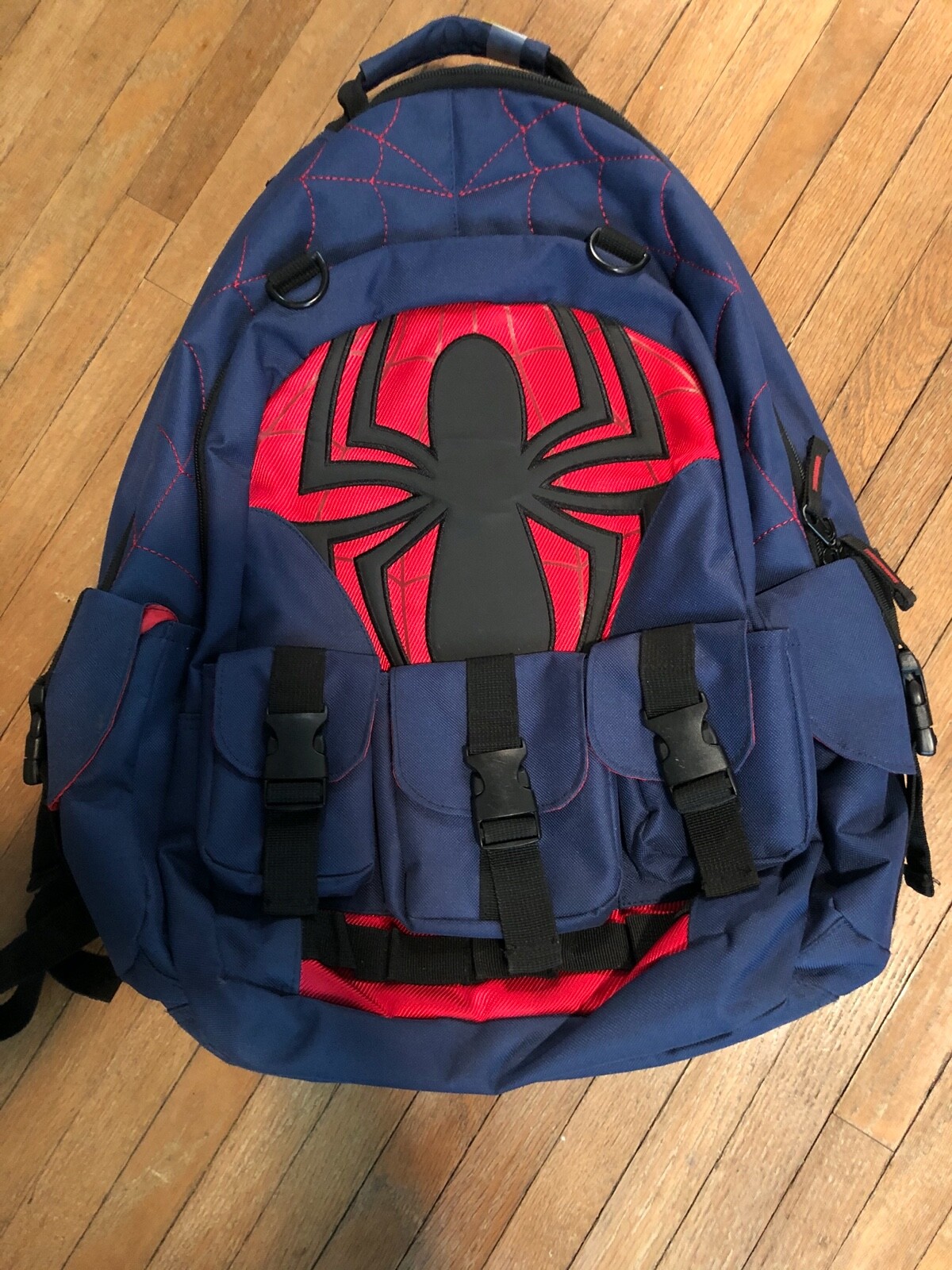spiderman backpack and lunchbox