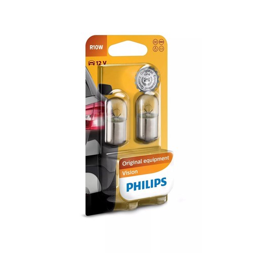 4x Philips Standard R10W 10W 12V Autolampen Glühlampen Glühbirnen - Bild 2 von 2