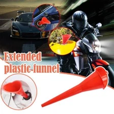 1PCS Long Neck Stem Funnel Transmission Filler Engine Oil Liquid Fluid Fuel