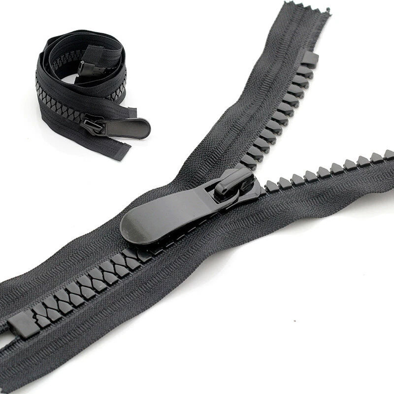 Double Sliders Long Zips Heavy Duty 8# 15# Open End Zipper For Down Jacket Coat - Image 4 of 4