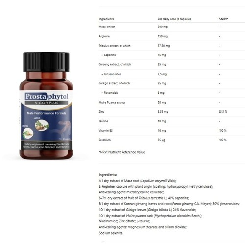 2 Pack Prostaphytol + 1 Pack Vigor Gift - Prostate Support with Saw Palmetto - 第 9/24 張圖片