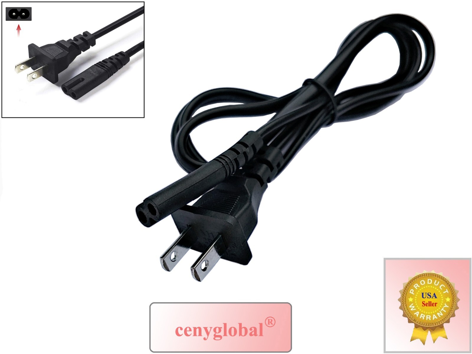AC Power Cord Cable Plug For Harman Kardon OMNI 20 Streaming HD Stereo Speaker