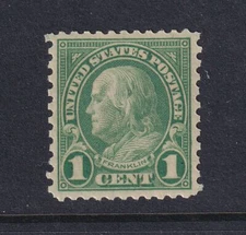 1923 Franklin Sc 578 perf 11X10 coil waste , rotary press MNH XF+ nice OG (KM