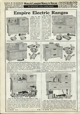 1938 PAPER AD Toy Empire Electric Range Stove Oven 6 Images