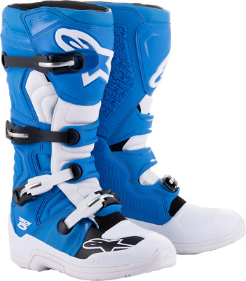 Alpinestars Mens MX Offroad Tech Boots Blue/White 11