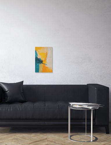 Arte expresionista abstracto estampado en lona, decoración moderna del hogar arte de pared - Imagen 12 de 17