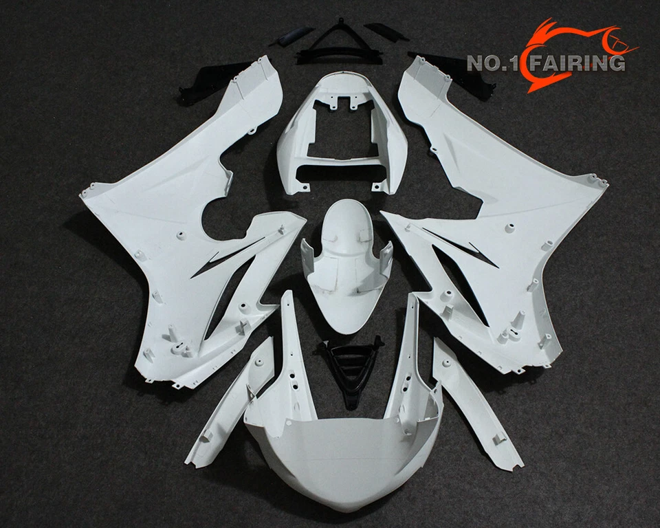 White ABS Fairing Kit For Triumph Daytona 675 2009-2012 2010 2011 Unpainted New - Image 3 of 4