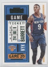 2020-21 Panini Contenders Game Ticket Green RJ Barrett #80 0n6n