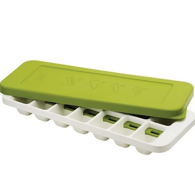 Joseph Joseph QuickSnap Plus Eiswürfelschale mit Deckel Grün Eiswürfelbereiter