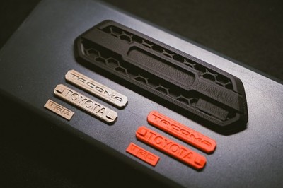 Element Enduro Knightrunner 1/10 RC Crawler Front Grille w. Toyota Tacoma Badges