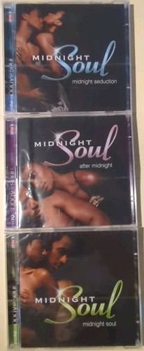 3x Time-Life Midnight Soul CD LOT- Midnight Seduction,After Midnite,Midnite Soul - Picture 1 of 10
