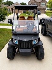 2021 Tomberlin E-Merge Golf Cart Matte Black Custom Seats Premium Wheels Nice