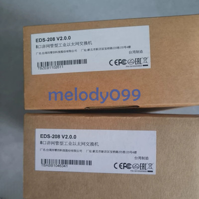 NEW MOXA EDS-208 8-port unmanaged 100Mbps industrial Ethernet switch