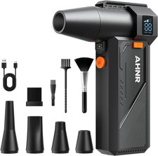 Compressed Air Duster, 160,000RPM Powerful Electric Air Duster Blower Rechargeab