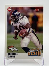Terrell Davis #B3 Denver Broncos RB 1999 Collectors Edge Super Bowl XXXIII
