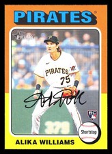 2024 Topps Heritage #128 Alika Williams Pittsburgh Pirates Rookie