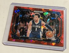 Jalen Brunson — 2024 Panini Prizm Draft Picks #22 - Red Ice Prizm Variation