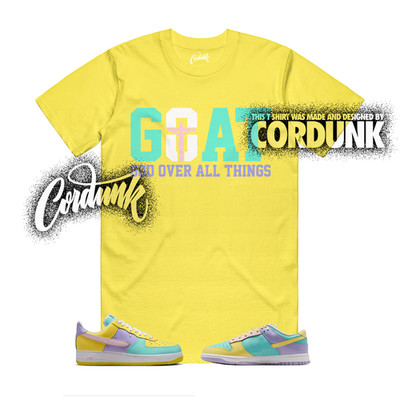 Dunk Easter Air Force 1 Emerald Rise Yellow Pink Foam Low T Shirt Match GOAT