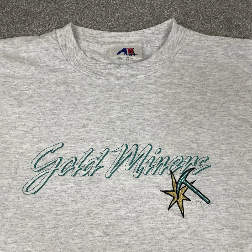 Camiseta De Colección CFL Fútbol Sacramento Mineros Dorados Hombres XL Puntada Única Años 90 EE. UU. Foto 3 de 4