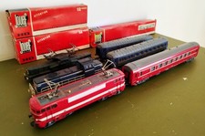 JOUEF LOT DE TRAINS WAGONS LITS LOCOMOTIVE SNCF BB 9288 - BB 66150 - BB 13001