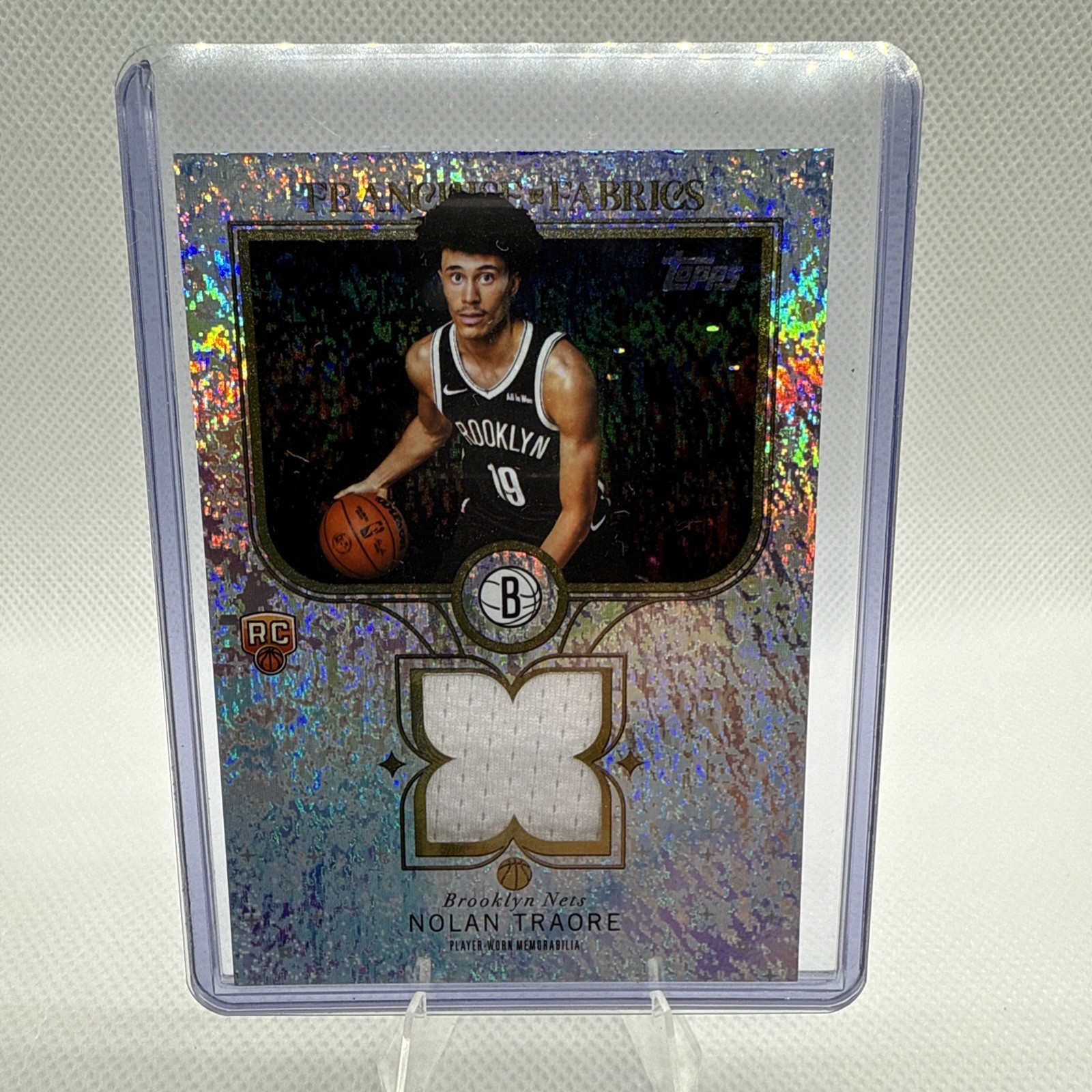 2025-26 Topps - Franchise Fabrics Nolan Traore #FF-NT Holofoil (MEM, RC)