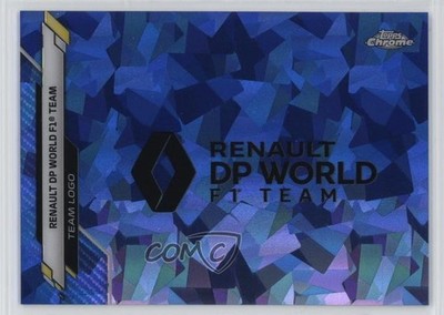 2020 Topps Chrome Sapphire Formula 1 Logos Renault DP World F1 Team #116 15wb