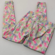 Multicoloured tie-dye leggings with pockets Size Girls L activewear leggings