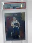2024 Panini Score Select Throwback - Drake Maye Patriots Silver Prizm PSA 9